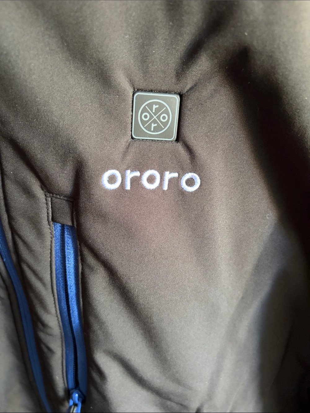 Ororo men’s Black Heated Puffer Jacket - L - Picture 5 of 9